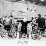 Unsere Trainerin Christa Weber bei einer Auszeit.